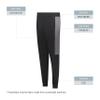 Youth Three-Season Jogger Black/Carbon Heather S view 4
