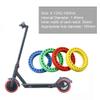 Solid Tyre,Electric Scooter Honeycomb Solid Tire,Honeycomb Hole Solid Tubes Replacement Tyre Tires,Rubber Wheel for Xiao-mi M365/Pro 8.5 Inch Electric Scooter Front/Rear Wheel,Blue,2PCS view 2