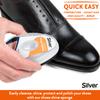 Silver Express Shoe Shine Sponge - Instant Shine Shoe Polish For Shoes, Boots & More - Quick and Easy Shoe Shiner - 6ml (Black) view 2