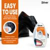 Silver Express Shoe Shine Sponge - Instant Shine Shoe Polish For Shoes, Boots & More - Quick and Easy Shoe Shiner - 6ml (Black) view 4