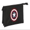 SAFTA Unisex Kid's Article Capitan America Teen Triple Case, Multicoloured, M view 1