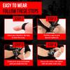 Iron Rebel Wrist Wraps for Weightlifting (Pair) - Heavy Duty Wrist Support for Gym, Powerlifting & Bodybuilding - Professional Compression Wrist Brace for Men & Women, Bench Press & Strength Training view 4