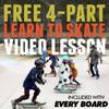 Magneto Cruiser Board - Kid Skateboard for Ages 3-6 - Mini Skateboard with Maple Concave Deck - Smooth Ride Skate Board with 95A Wheels - 27.5" x 7.75", Tie Dye view 3