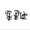 18, 20 Gauge Nose Stud,Cat on the moon Nose Stud,Animal nose screw, Jewelry Nose Stud, Body Piercing Jewelry, Nose Piercing, Body Jewelry (20g L Bend) view 1