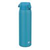 ION8 Vacuum Insulated Stainless Steel 1 Litre Water Bottle, 920 ml/31 oz, Leak Proof, Easy to Open, Secure Lock, Dishwasher Safe, Carry Handle, Scratch Resistant, Ideal for Sports and Yoga, Blue view 1