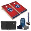 Tailgating Pros 4x2 Regulation Cornhole Boards Flag Set- Includes 8 Bean Bags, Carrying Case, and Score Keeper - Optional LED Lights view 1