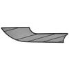 MasterCraft Boat Non-Skid Mat 553717 | AFT Storm Gray (STBD) view 1