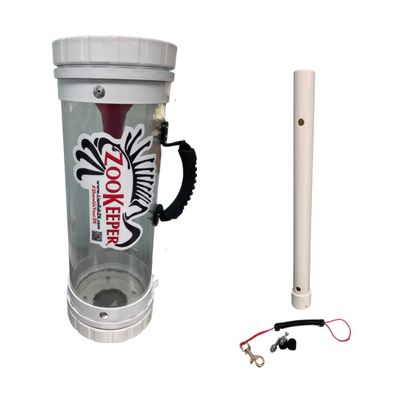 ZooKeeper Lionfish Package with 20 Spear Holder (White)