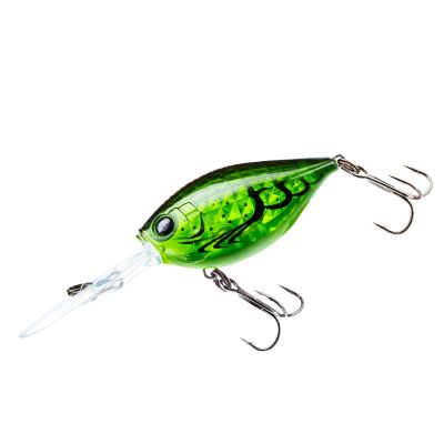 Yo-Zuri R1442-TGCF: 3Dr-X Crank Dd (Deep Diver) (F) 50Mm 2", Translucent Green Crawfish