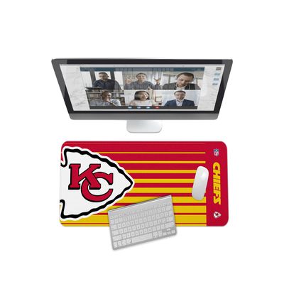 SOAR NFL Unisex Multifunctional Desk Mat for Desktop, (31.5"x12") - Ultra Soft Fabric with Non-Slip Rubber Backer - Water Resistant & Durable Nylon Stitching - Officially Licensed NFL, Desk Pad