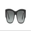 Vogue Eyewear Woman Sunglasses Black Frame, Gradient Grey Lenses, 54MM view 1