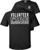 FAIR GAME Volunteer Fire Rescue T-Shirt Firefighter VFD-Black-L view 1