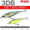 Yo-Zuri R1447-PGSH: 3Db Twitchbait (Ss) 90Mm 3-1/2", Prism Ghost Shad view 3