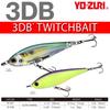 Yo-Zuri R1448-PGSH: 3Db Twitchbait (Ss) 110Mm 4-3/8", Prism Ghost Shad view 3