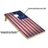 Tailgating Pros 4x2 Regulation Cornhole Boards Flag Set- Includes 8 Bean Bags, Carrying Cases, and Score Keeper - Optional LED Lights view 2