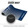 SOAR NFL Unisex Multifunctional Desk Mat for Desktop, (31.5"x12") - Ultra Soft Fabric with Non-Slip Rubber Backer - Water Resistant & Durable Nylon Stitching - Officially Licensed NFL, Desk Pad view 4