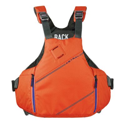 Astral YTV 2.0 Life Jacket - Lightweight USCG Type V PFD Adult Life Vest for SUP, Touring, Sailing, & Whitewater - Orange - Small/Medium