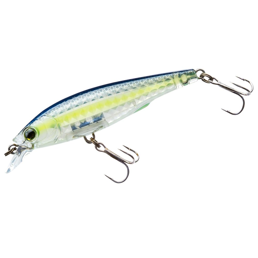 Yo-Zuri R1436-GSSS: 3Dr-X Minnow (F) 80Mm 3-1/8", Ghost Sexy Shad