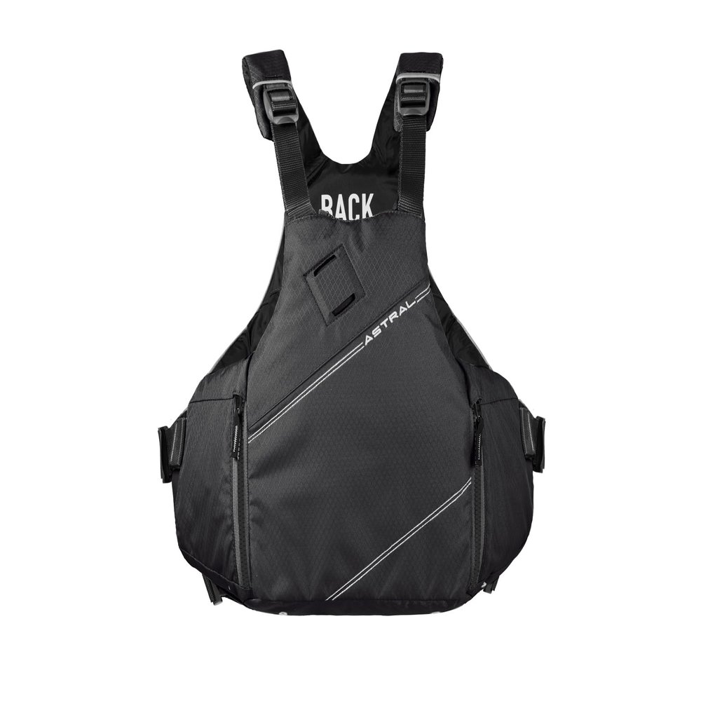 Astral YTV 2.0 Life Jacket - Lightweight USCG Type V PFD Adult Life Vest for SUP, Touring, Sailing, & Whitewater - Space Black - Large/X-Large