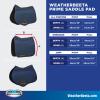 WeatherBeeta Prime Jump Shaped Saddle Pad, Mulberry, Full view 2