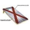 Tailgating Pros 4x2 Regulation Cornhole Boards Flag Set- Includes 8 Bean Bags, Carrying Cases, and Score Keeper- Optional LED Lights view 2