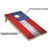 Tailgating Pros 4x2 Regulation Cornhole Boards Flag Set- Includes 8 Bean Bags, Carrying Cases, and Score Keeper - Optional LED Lights view 2