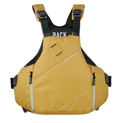 Astral YTV 2.0 Life Jacket - Lightweight USCG Type V PFD Adult Life Vest for SUP, Touring, Sailing, & Whitewater - Tan - Small/Medium