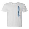 CornBorn Creighton T-Shirt - Premium Tri-Blend - Vertical Creighton Bluejays - White - Small view 1