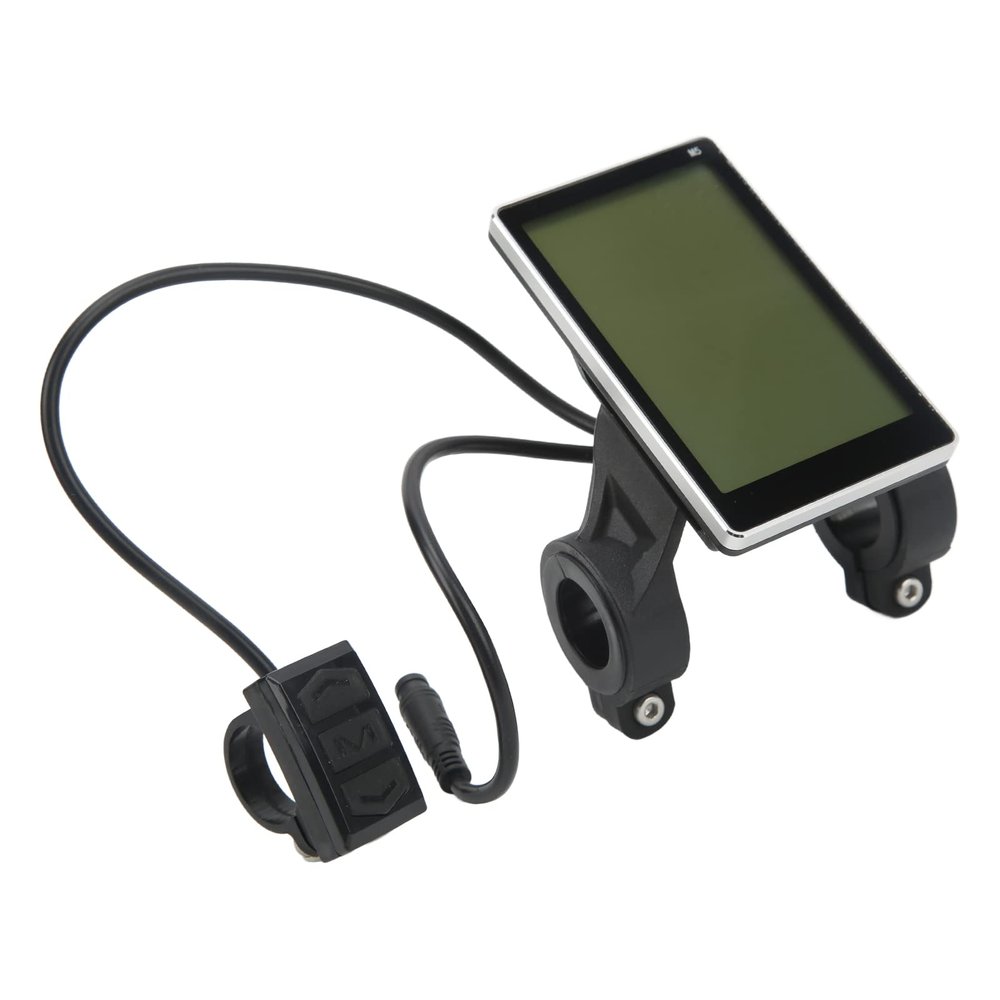 E-Scooter Cycling Computer, Display Meter M5 LCD Display Panel with 6Pin Connector for Electric Scooter Default Labeling 36V (24V 48V 60V Compatible)