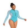Seaskin Womens One Piece Long Sleeves Shorty Wetsuit 2mm view 1
