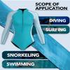 Seaskin Womens One Piece Long Sleeves Shorty Wetsuit 2mm view 2