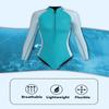 Seaskin Womens One Piece Long Sleeves Shorty Wetsuit 2mm view 3