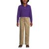 Lands' End Girls Long Sleeve Feminine Fit Interlock Polo Shirt X-Small Deep Purple view 2
