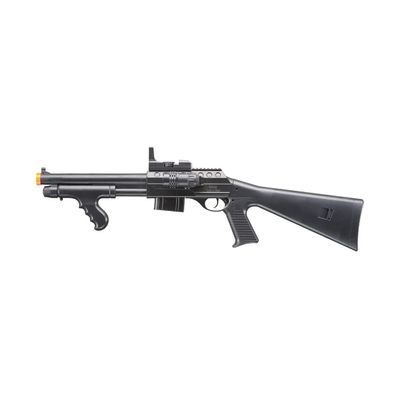 UKARMS UK Arms M0681B Pump Action Airsoft Shotgun w/ Scope and Light (Color: Black)