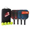 JP WinLook Premium Pickleball Paddles Set of 4  Graphite Carbon Fiber Pickleball Rackets for Men & Women - Best Pickleball Paddles for Outdoor & Indoor Game - USAPA Pickleball Set view 1