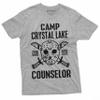 Men's Counselor T-Shirt Jason Camp Crystal Lake Camping Funny Tee Shirt Halloween T-Shirt (X-Large Black) view 4
