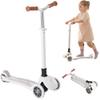 MomnLittle Kids Scooter(White)+Knee Pads Set view 2