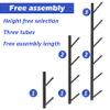 Lhysn Skateboard Wall Mount, Skate Board Wall Display Hanger Rack, Snowboard Wall Mount Ski Holder,Deck Wall Longboard Rack Storage(6-layers) view 4