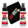 Grip Spritz - #1 Basketball Court Shoe Grip Spray - Shoe Traction Enhancer - Elongates Shoe Life and Increase Performance - Year Round Bundle - Two Bottles of Sneaker Grip Spray Towel Clear view 1
