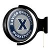 Xavier Musketeers: Round Rotating Lighted Wall Sign - College Decor for Home, Game Room, Fan Cave & Garage - USA Made view 2
