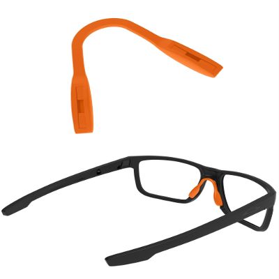 SAUCER Replacement Nose Pieces Pads for Oakley Crossrange OO9361/XL/R OO9359/Shield/Patch OO9382 Sunglass - Standard Orange
