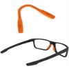 SAUCER Replacement Nose Pieces Pads for Oakley Crossrange OO9361/XL/R OO9359/Shield/Patch OO9382 Sunglass - Standard Orange view 1