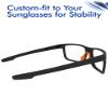 SAUCER Replacement Nose Pieces Pads for Oakley Crossrange OO9361/XL/R OO9359/Shield/Patch OO9382 Sunglass - Standard Orange view 4