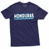 Men's Honduras T-Shirt Flag Coat of Arms Tee Patriotic National Tee (Small Black) view 2