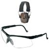 Impact Sport with Bluetooth Flat Dark Eath ColorwithHoward Leight by Honeywell Genesis Sharp-Shooter Shooting Glasses, Clear Lens (R-03570) view 1