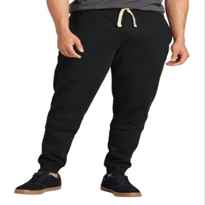 District  Re-Fleece  Jogger DT8107 Sweatpants, Black, Large