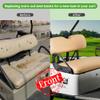 10L0L Front Seat Assembly Kit for EZGO TXT 1994-2013 Golf Cart, Factory Style Seat Cushions & Back, Tan view 3