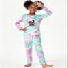 Beezizac Tie Dye Cat Pajamas for Teen Girls Cute Long Sleeve & Pants 2 Piece Jammies Big Kid Size 6 view 3
