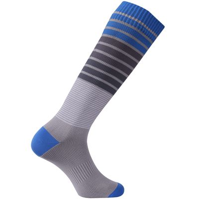 RANDY SUN Waterproof Socks Knee High, Youth Women Men Outdoor Work Sports Rain Muddy Water Hiking Trekking Wading Socks Gray&Blue
