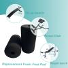 Foot Foam Pads Rollers Replacement,Replacement foam pads,Machine tube leg foam roller pad replacement,Roller Pad for Leg Extension for Weight Bench,Inversion Table and gym exercise equipments view 4